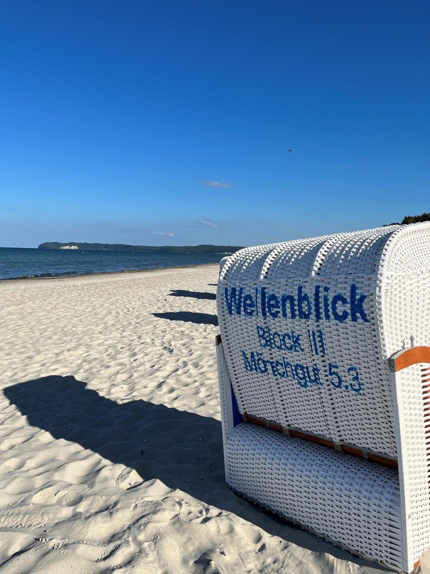 Fewo Prora - Wellenblick Inklusive Strandkorb Binz Kültér fotó